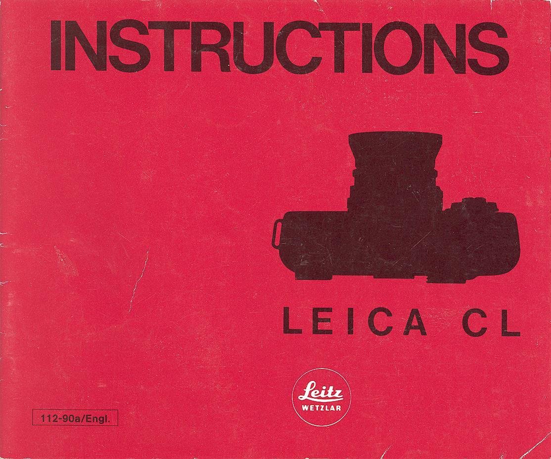leica instruction manuals